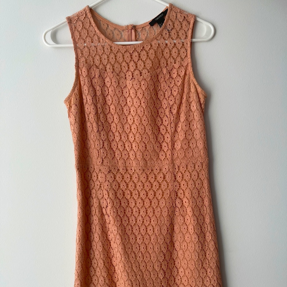 Small Light Pink Lace Dress